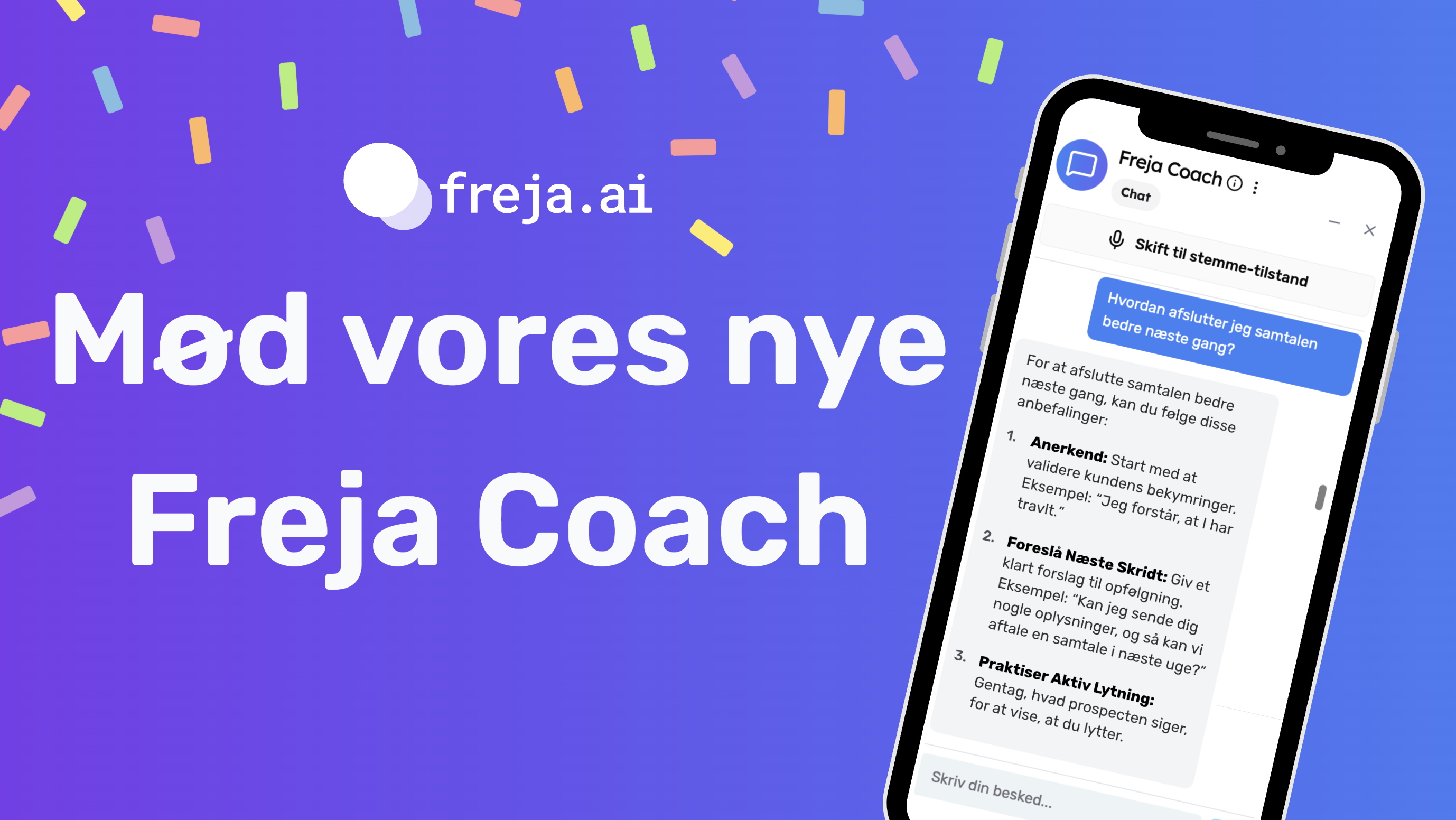 Mød Freja Coach – din personlige sparringspartner efter hvert kald